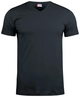 Clique basic-t v-neck t-shirt met v-hals, nauwere pasvorm