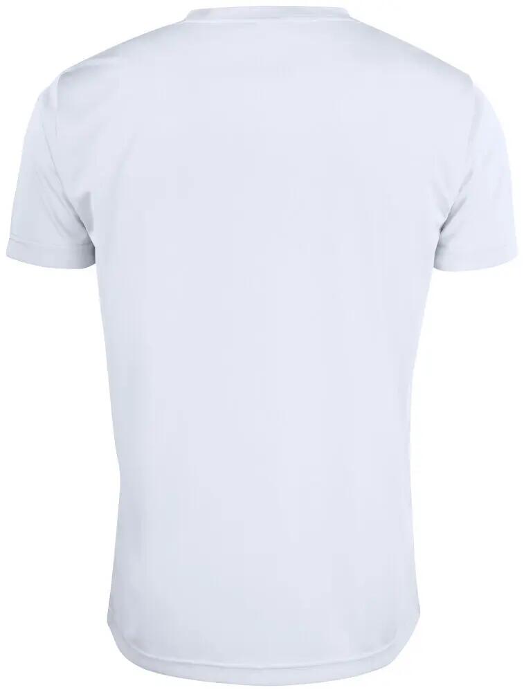 clique Basic Active-T T-shirt uomo 100% poliestere bianco 5/5