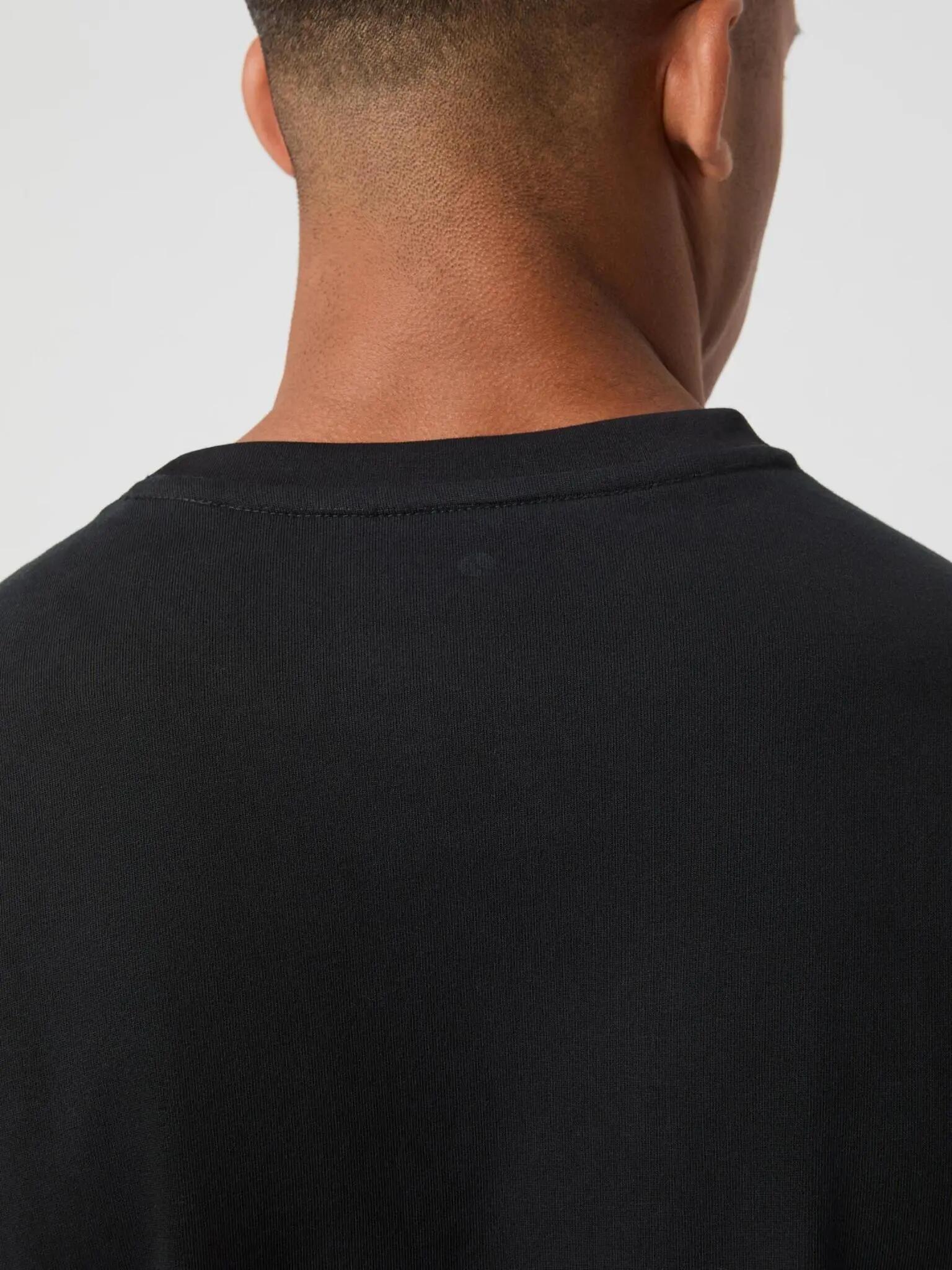 bjorn_borg BORG OVERSIZED WASHED T-SHIRT in BLACK BEAUTY 4/5