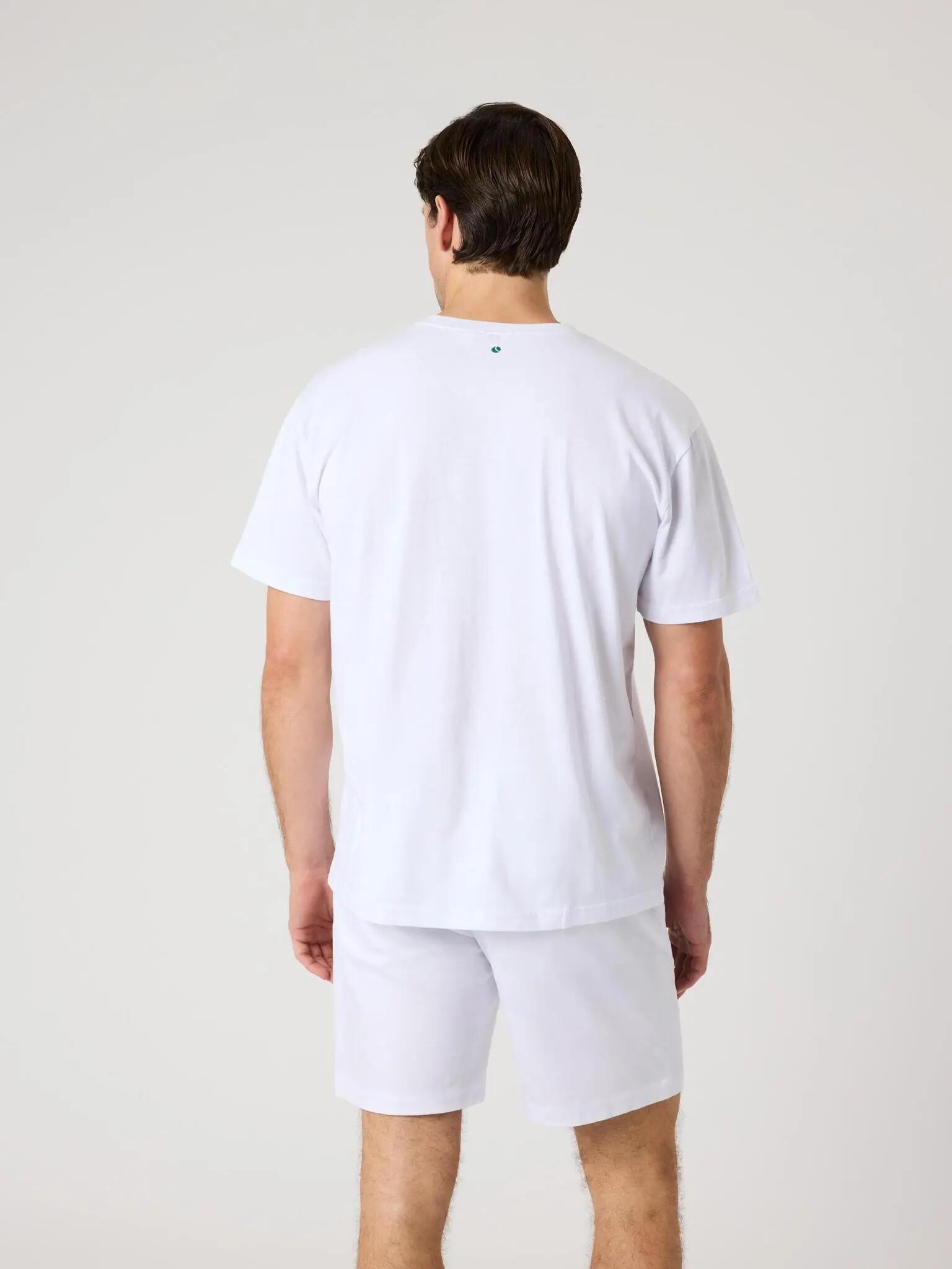 bjorn_borg BORG CLASSIC PRINT T-SHIRT in BRILLIANT WHITE 2/5