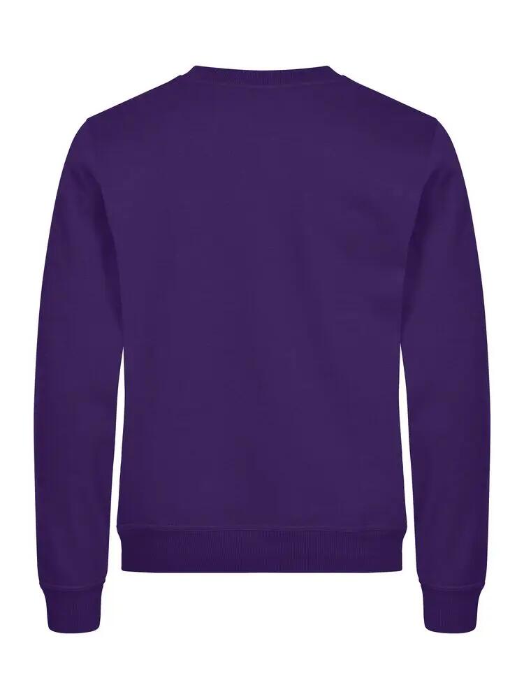 clique Miami Roundneck sudadera de algodón y poliéster reciclado Bright Lilac 4/4