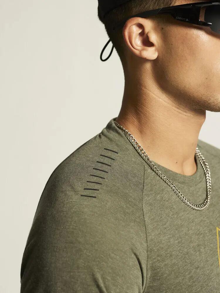 craft Wool SS Tee M maglia maniche corte in jersey poliestere riciclato e lana 6/7