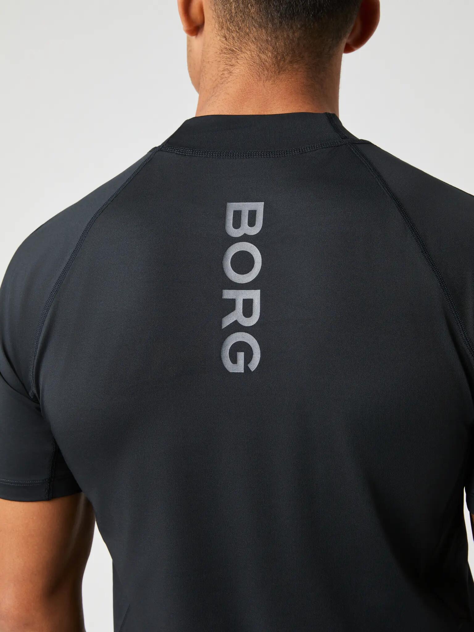 bjorn_borg BORG MOCK NECK T-SHIRT - Noir 4/5
