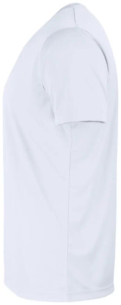 clique Basic Active-T T-shirt uomo 100% poliestere bianco 3/5