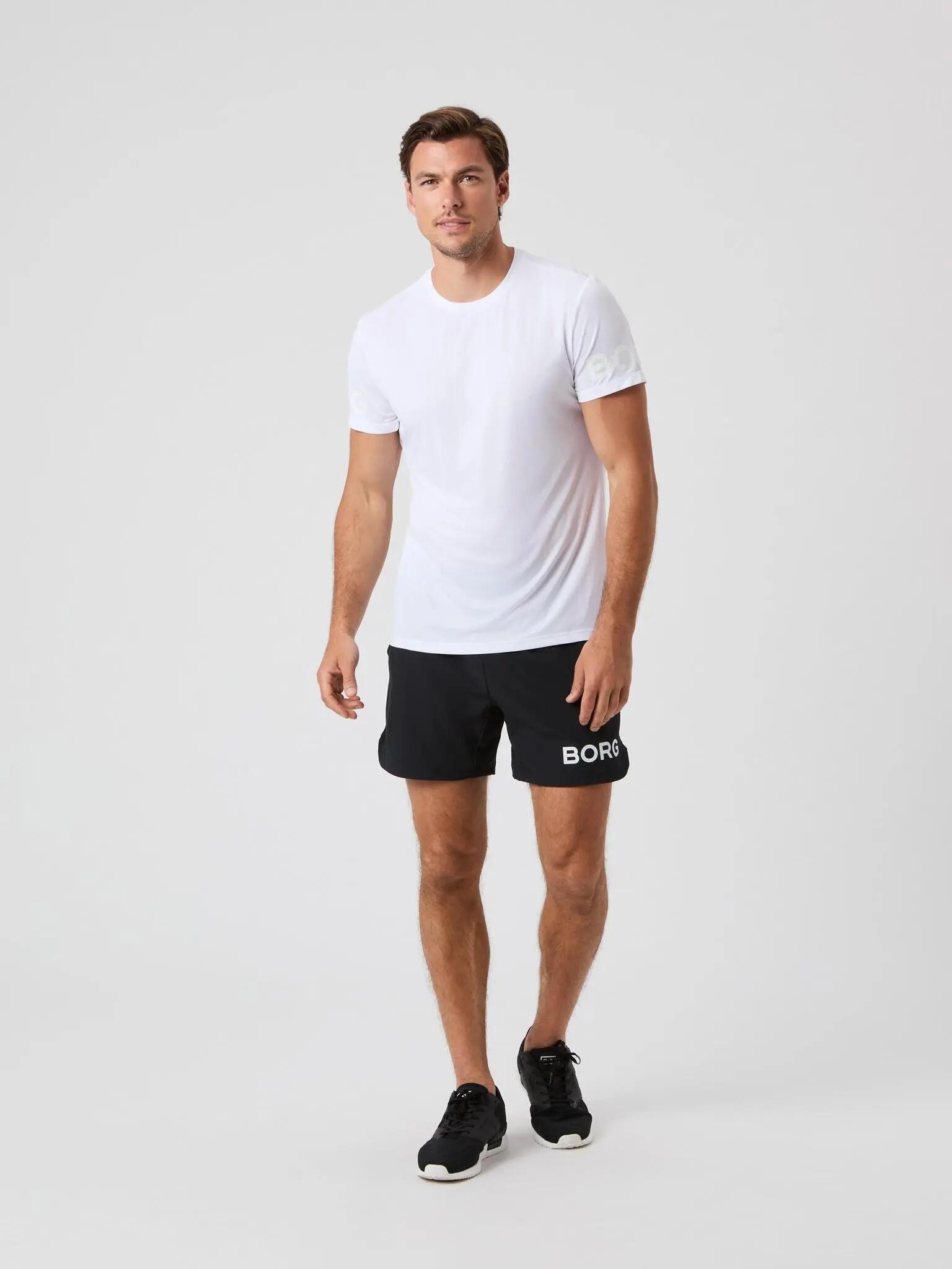 bjorn_borg BORG LIGHT T-SHIRT en polyester recyclé blanc brillant 3/5