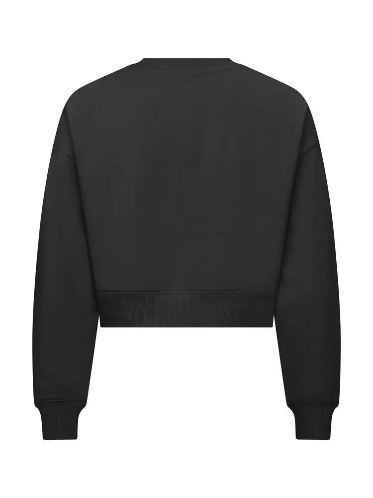 clique Miami Cropped maglione corto donna cotone/poliestere riciclato nero 4/4