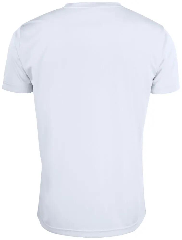 clique Basic Active-T T-shirt uomo 100% poliestere bianco 2/5
