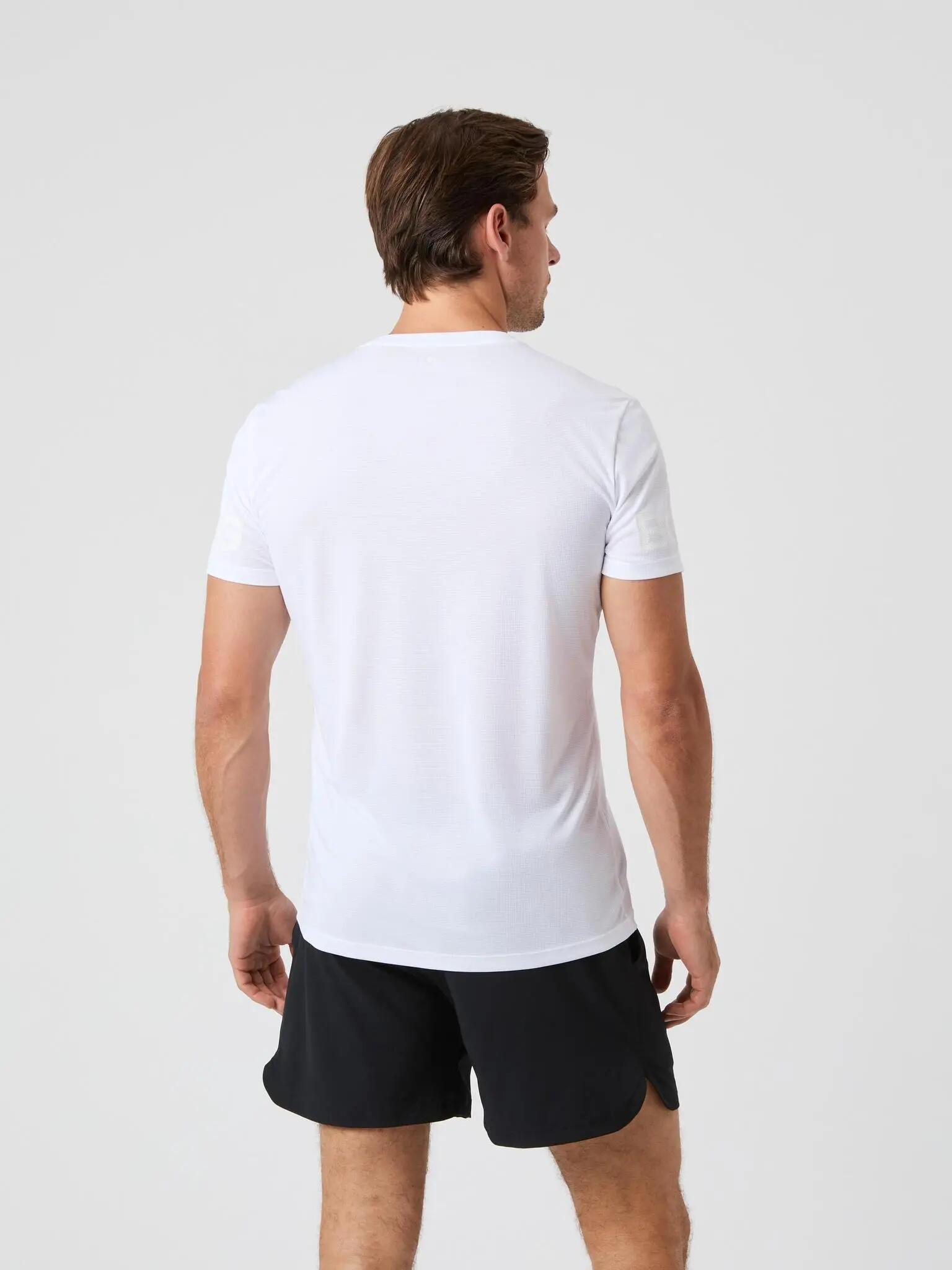bjorn_borg BORG LIGHT T-SHIRT en polyester recyclé blanc brillant 2/5