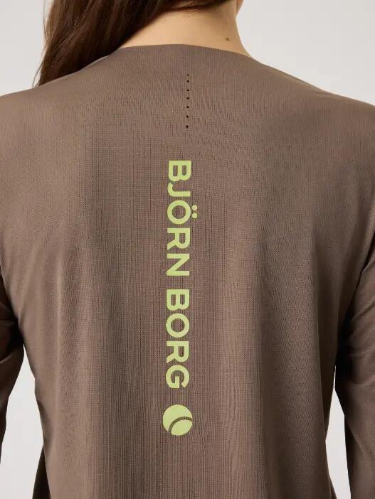 bjorn_borg BORG PERFORMANCE FEATHER LONG SLEEVE T-SHIRT - FALCON 4/5