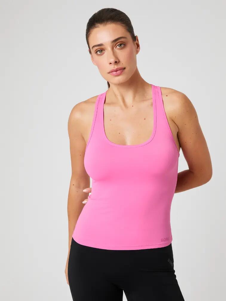 bjorn_borg BORG SOFT RACERBACK TANK TOP Damen - IBIS ROSE 4/4