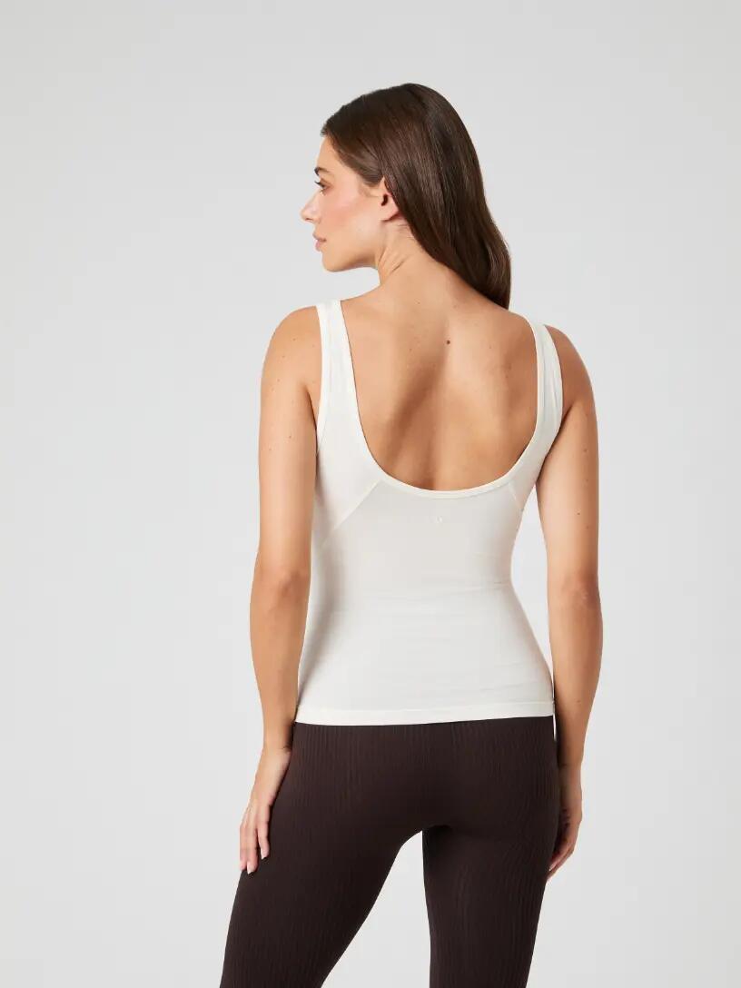 bjorn_borg STUDIO DEEP BACK TANK TOP aus TENCEL™ Modal - TOFU 2/5