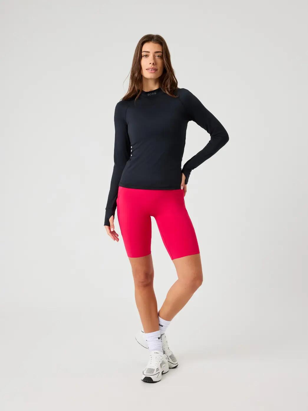 bjorn_borg BORG PERFORMANCE SHORT TIGHTS — mulher, cor LOVE POTION 3/4