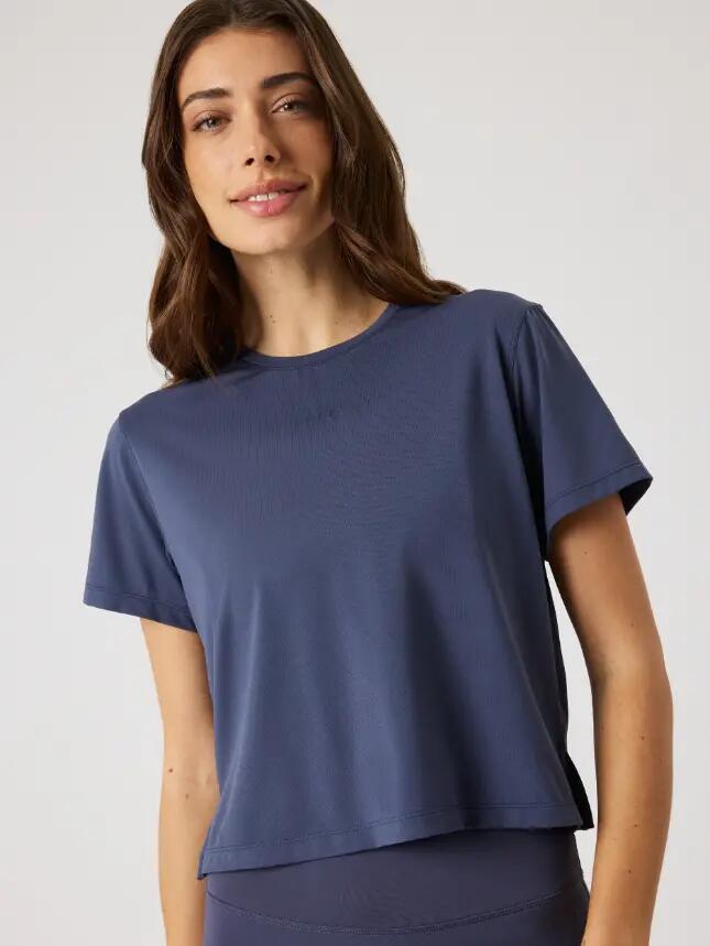 bjorn_borg BORG CROPPED T-SHIRT ODYSSEY GRAY 4/5