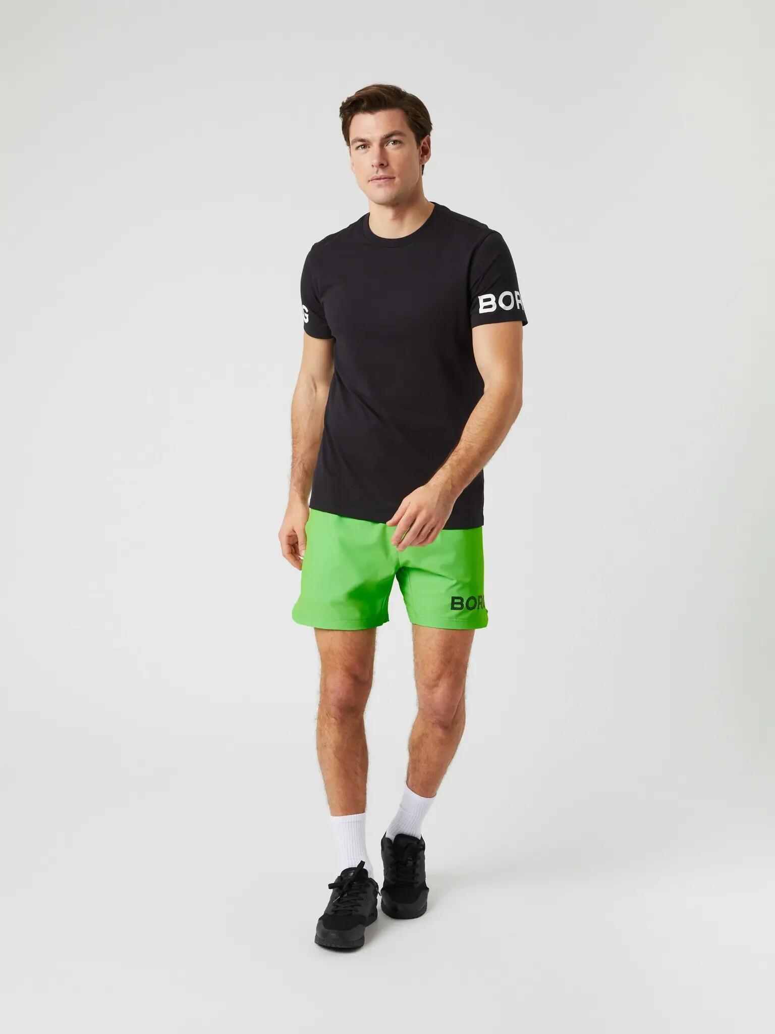 bjorn_borg BORG COTTON T-SHIRT en BLACK BEAUTY 3/5