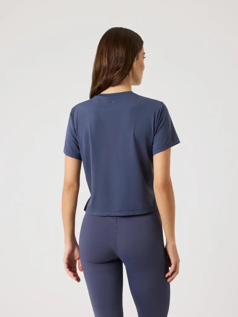 bjorn_borg BORG CROPPED T-SHIRT ODYSSEY GRAY 2/5