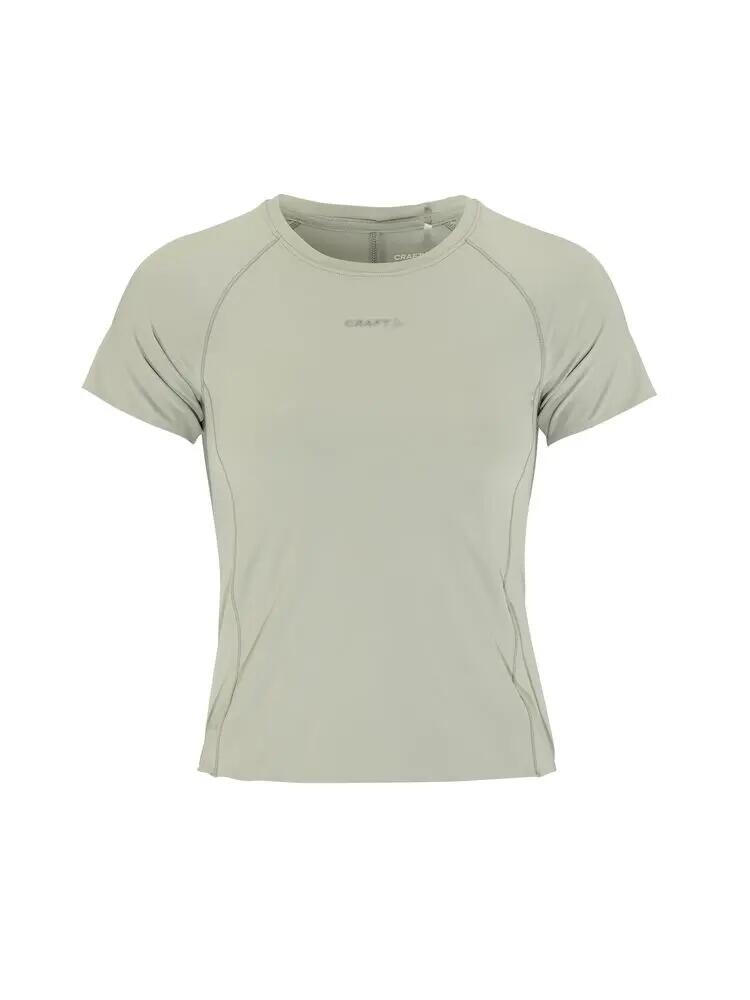 craft Hypervent Cropped Tee W – t-shirt running corta, vestibilità aderente 2/7