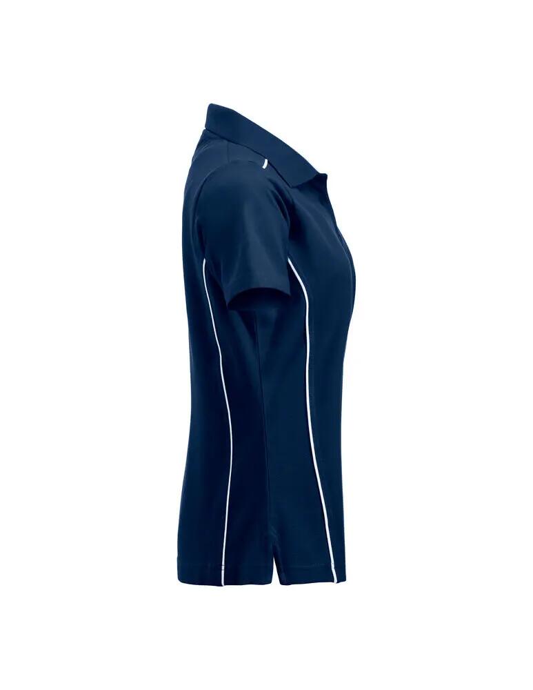 clique Polo New Alpena donna 100% cotone blu scuro 4/4