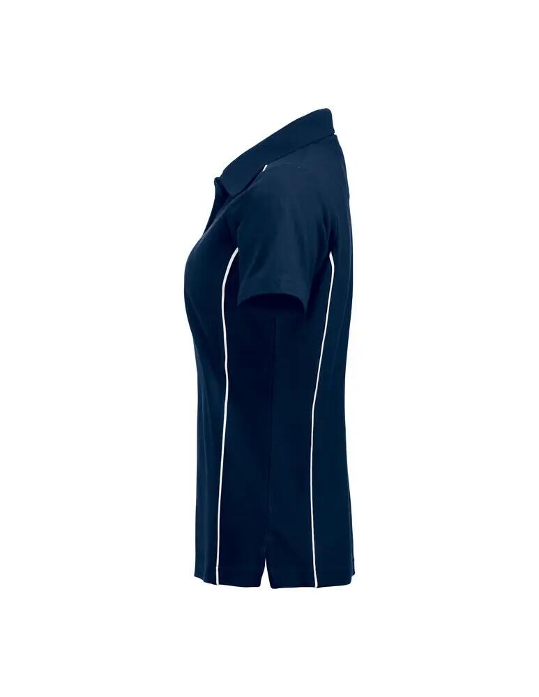 clique Polo New Alpena 100% algodão – piping contrastante, dark navy 3/4