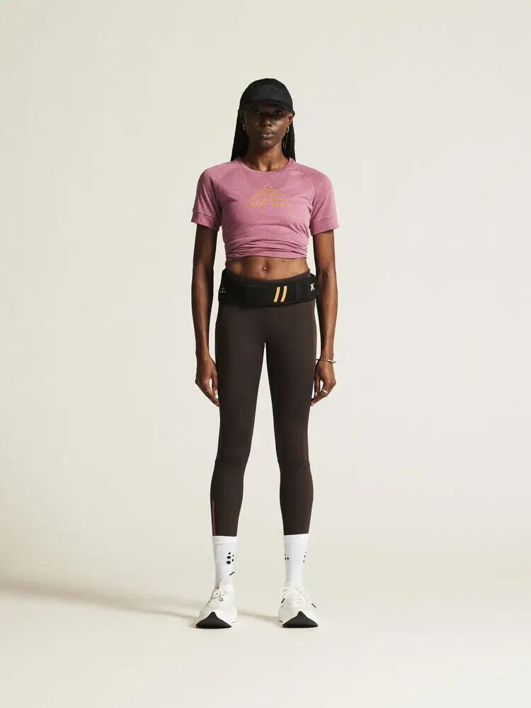 craft Wool SS Tee W T-shirt manica corta in poliestere riciclato e lana 3/7