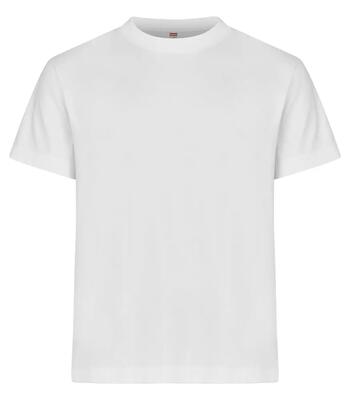 Clique over-t oversized t-shirt van katoen wit