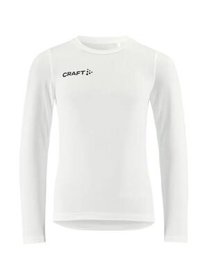 Craft ability baselayer ls jr - lichtgewicht ondershirt lange mouw – white
