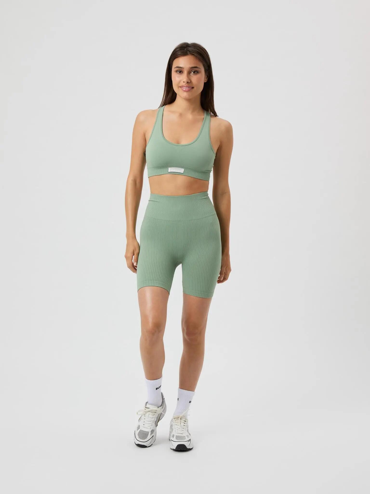bjorn_borg STUDIO SEAMLESS LOW SPORTS BRA - LILY PAD 3/3