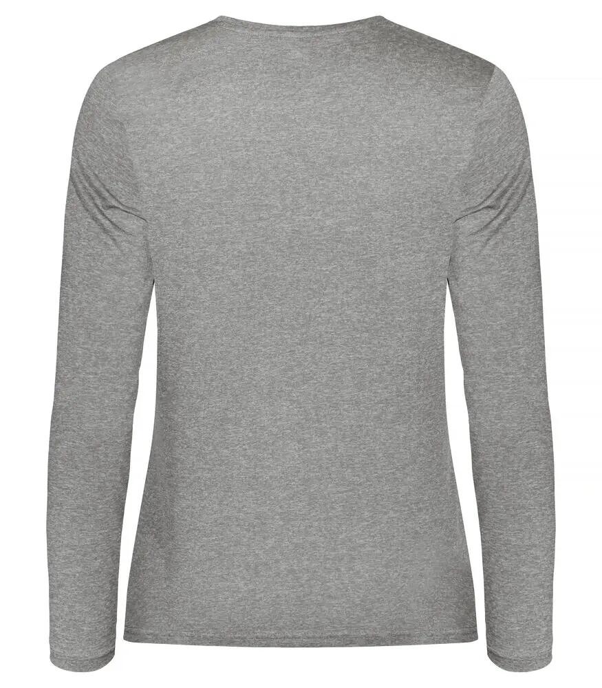 clique Basic Active-T L/S Women – Dames longsleeve van spun dyed polyester 2/4