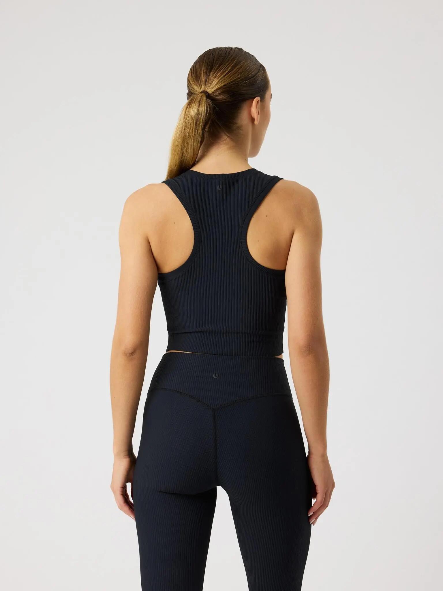 bjorn_borg STUDIO RIBBED CROPPED TANK TOP aus recyceltem Polyamid 2/4