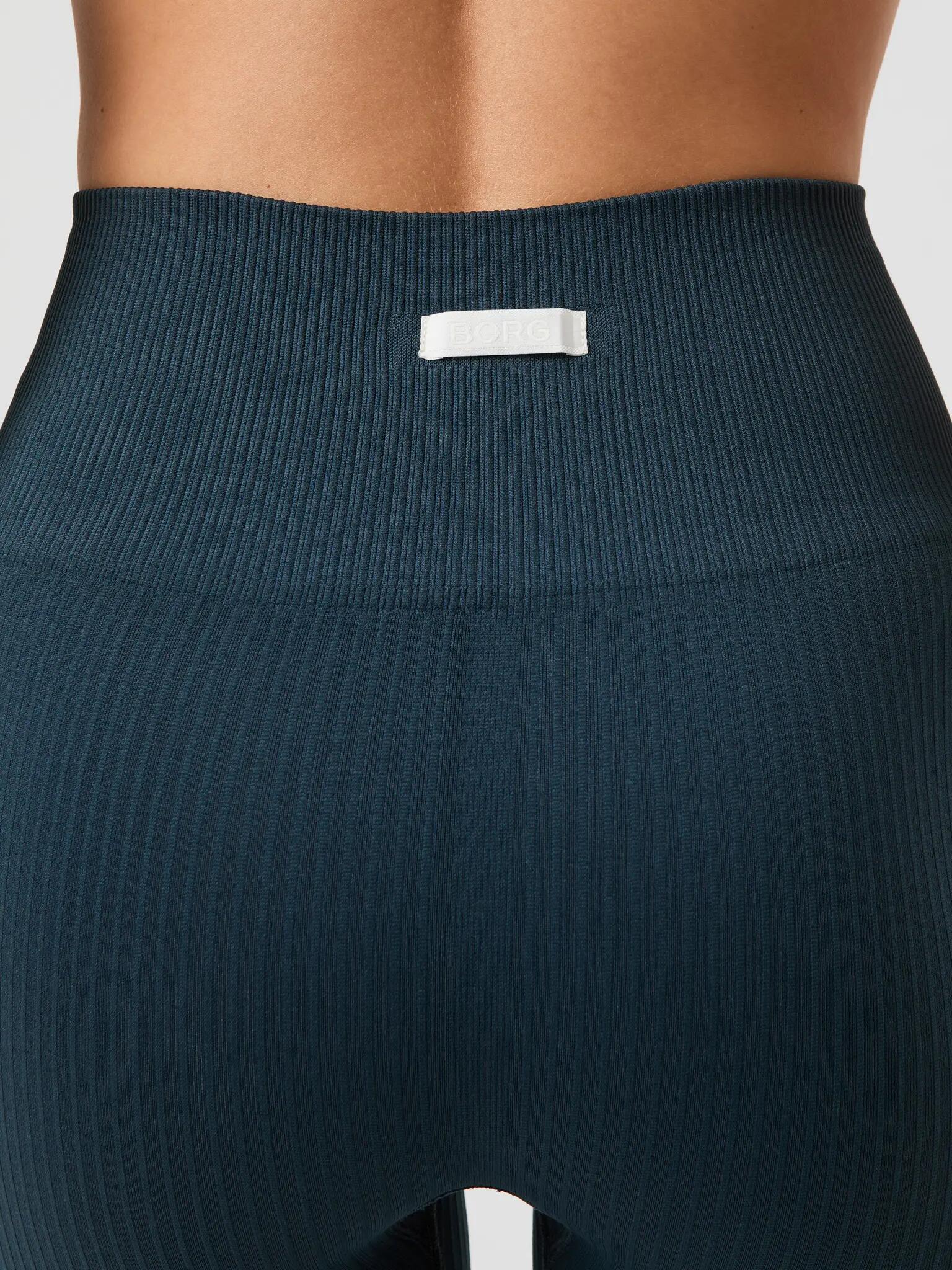 bjorn_borg STUDIO SEAMLESS RIB TIGHTS — MIDNIGHT NAVY 4/4