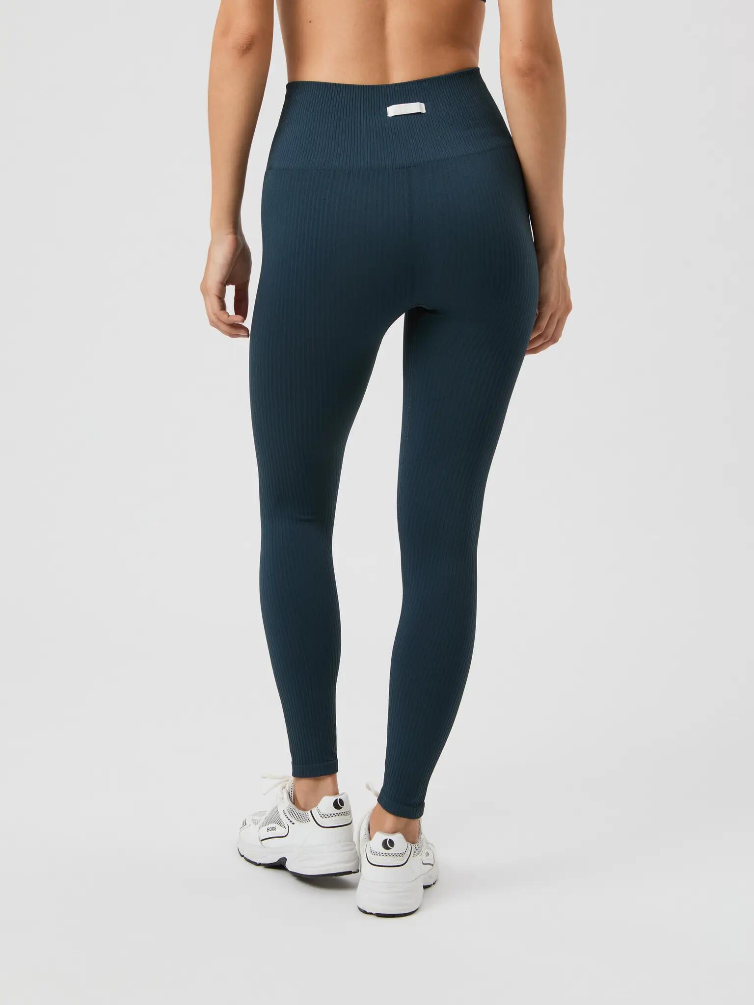 bjorn_borg STUDIO SEAMLESS RIB TIGHTS — MIDNIGHT NAVY 2/4