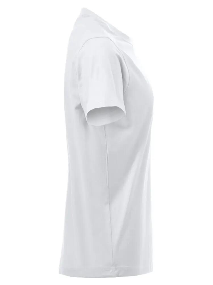 clique Premium-T Women T‑shirt ronde hals katoen, wit 4/4