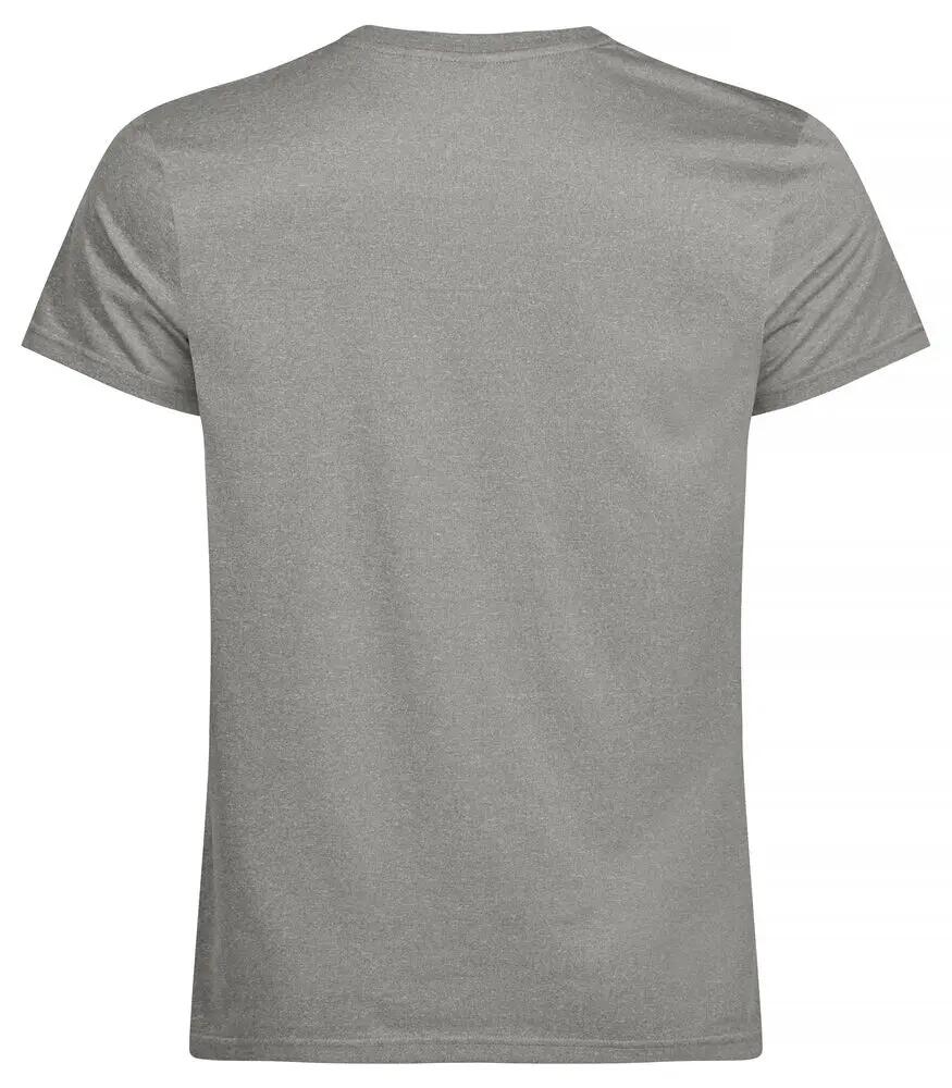 clique Basic Active-T camiseta hombre poliéster - Grey Melange 2/4