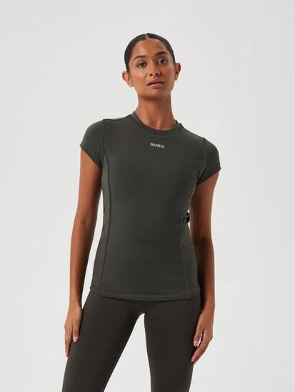 bjorn_borg BORG REFORM SLIM T-SHIRT femme PEAT
