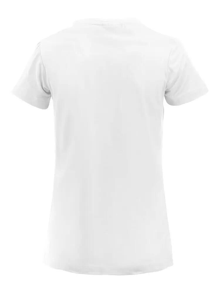 clique Dames Top Carolina S/S — single jersey, stretch, ronde hals 2/4