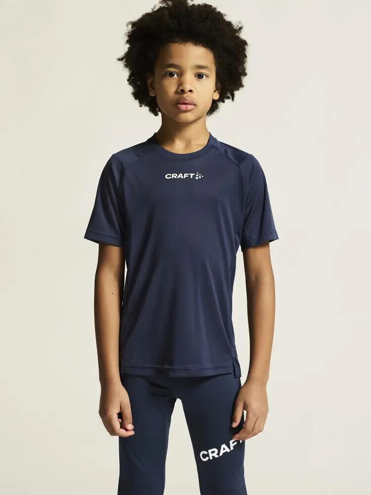 craft Rush 2.0 SS Tee Jr – T-shirt d'entraînement légère en polyester recyclé 3/7