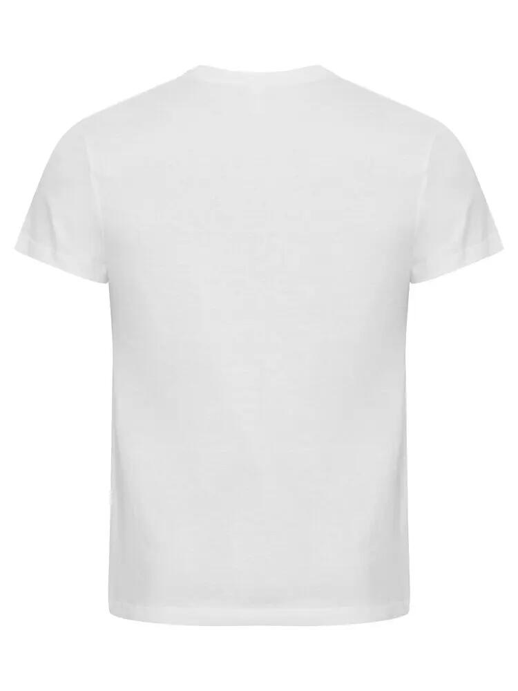 clique Classic OC-T t-shirt homem 100% algodão orgânico branco 4/4