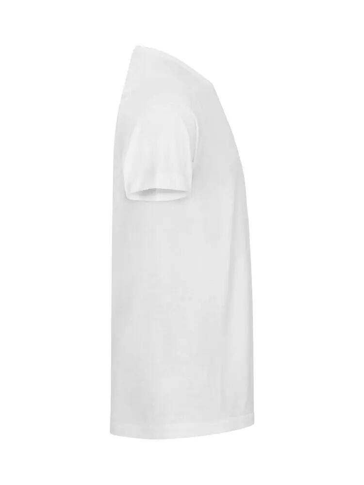 clique Classic OC-T t-shirt homem 100% algodão orgânico branco 3/4