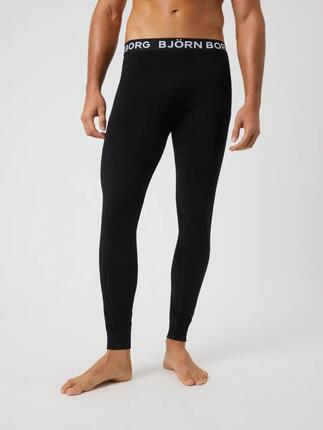 bjorn_borg COTTON STRETCH LONG JOHN 1p - BLACK BEAUTY