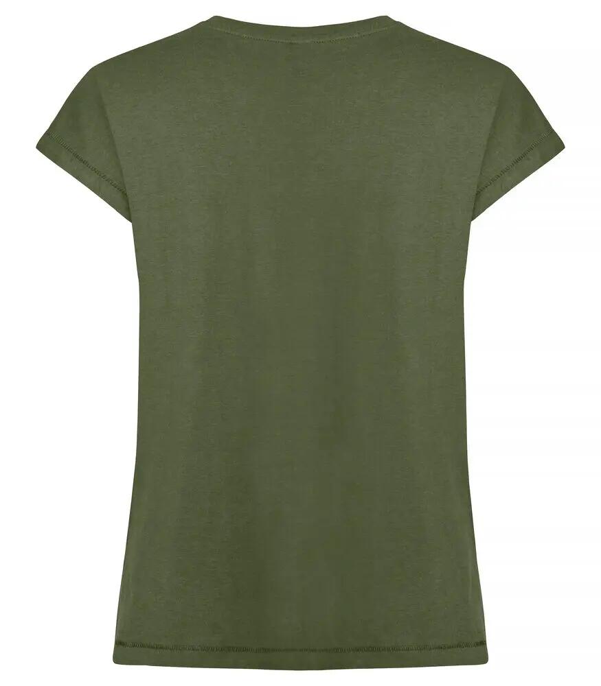 clique Fashion Top Women – algodão, corte relaxado, manga curta 2/4