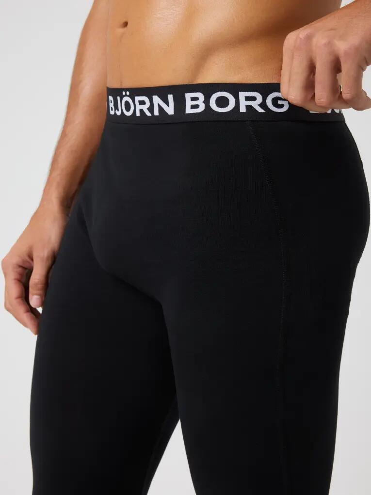 bjorn_borg COTTON STRETCH LONG JOHN 1p - BLACK BEAUTY 4/4