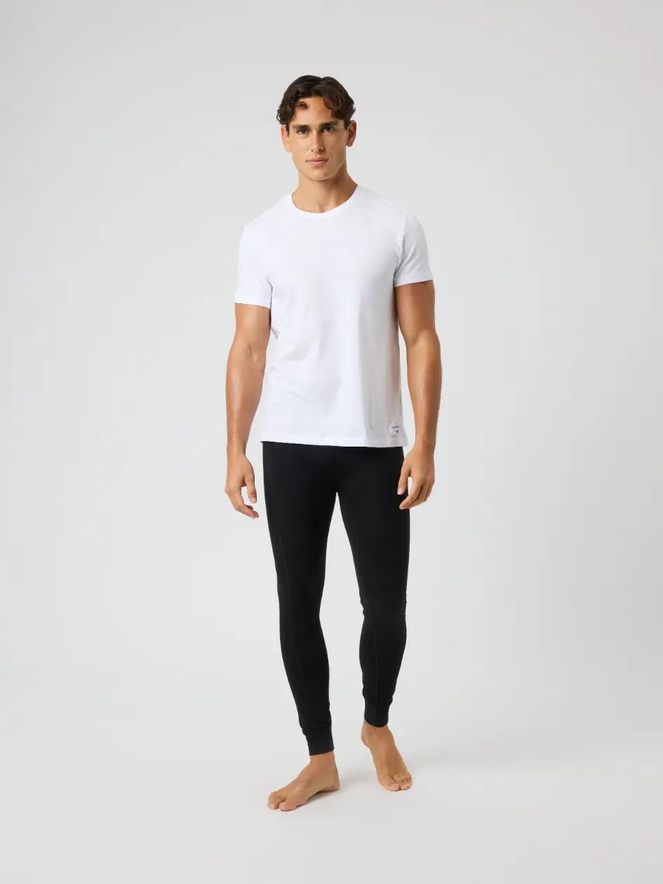 bjorn_borg COTTON STRETCH LONG JOHN 1p - BLACK BEAUTY 3/4