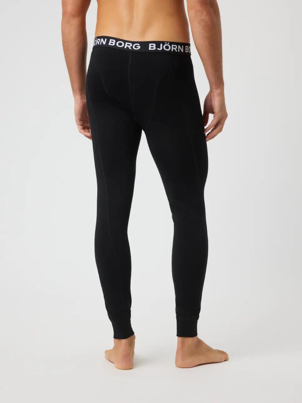 bjorn_borg COTTON STRETCH LONG JOHN 1p - BLACK BEAUTY 2/4