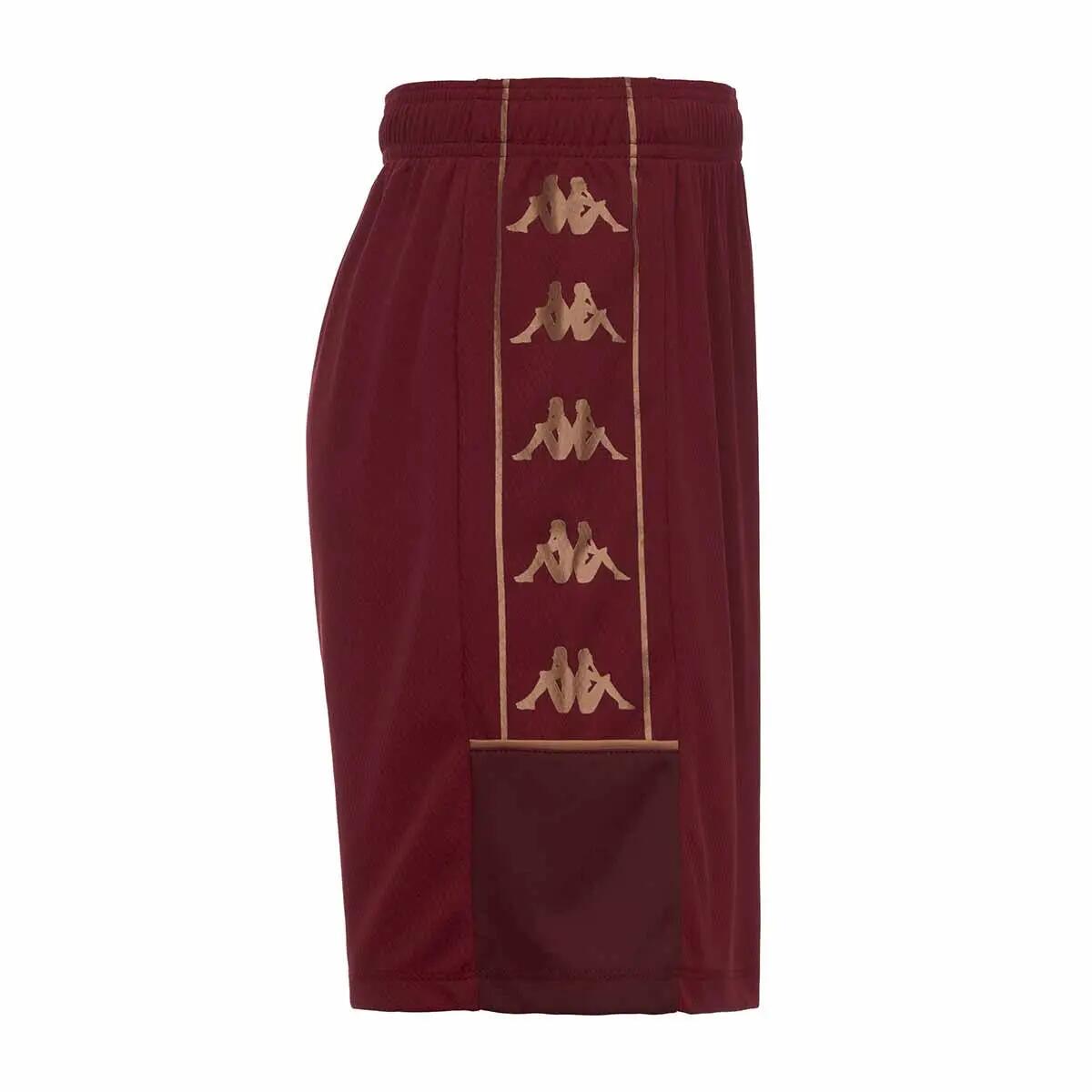 Short de football garçon Miondo rouge 2/4