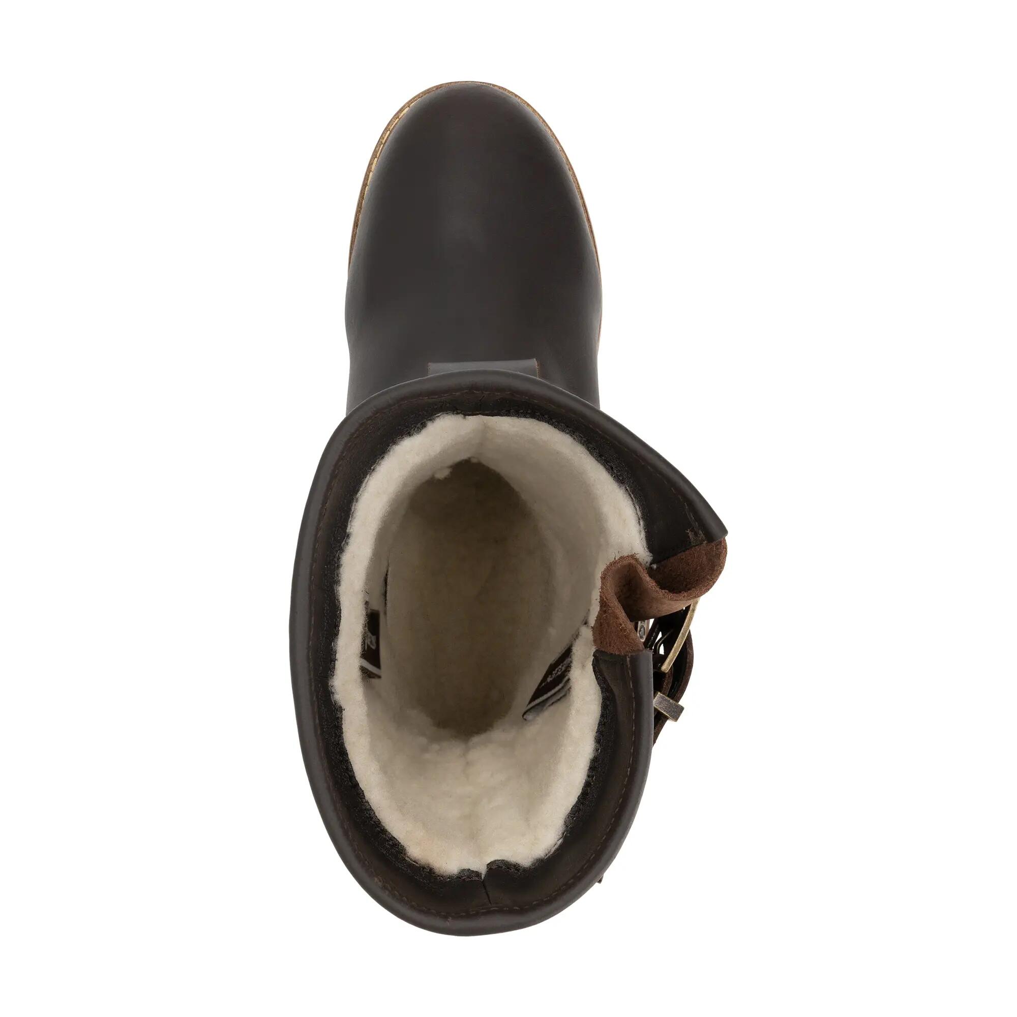 Frostad Homme - Bottes de plein air - Doublées de laine - Marron foncé 5/6