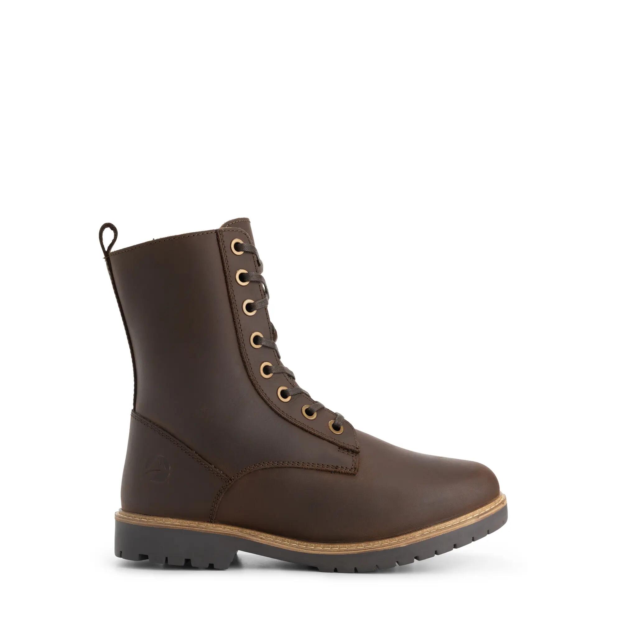 Torpsund Damen – Schnürstiefel mit Reißverschluss – Wolle gefüttert 3/6
