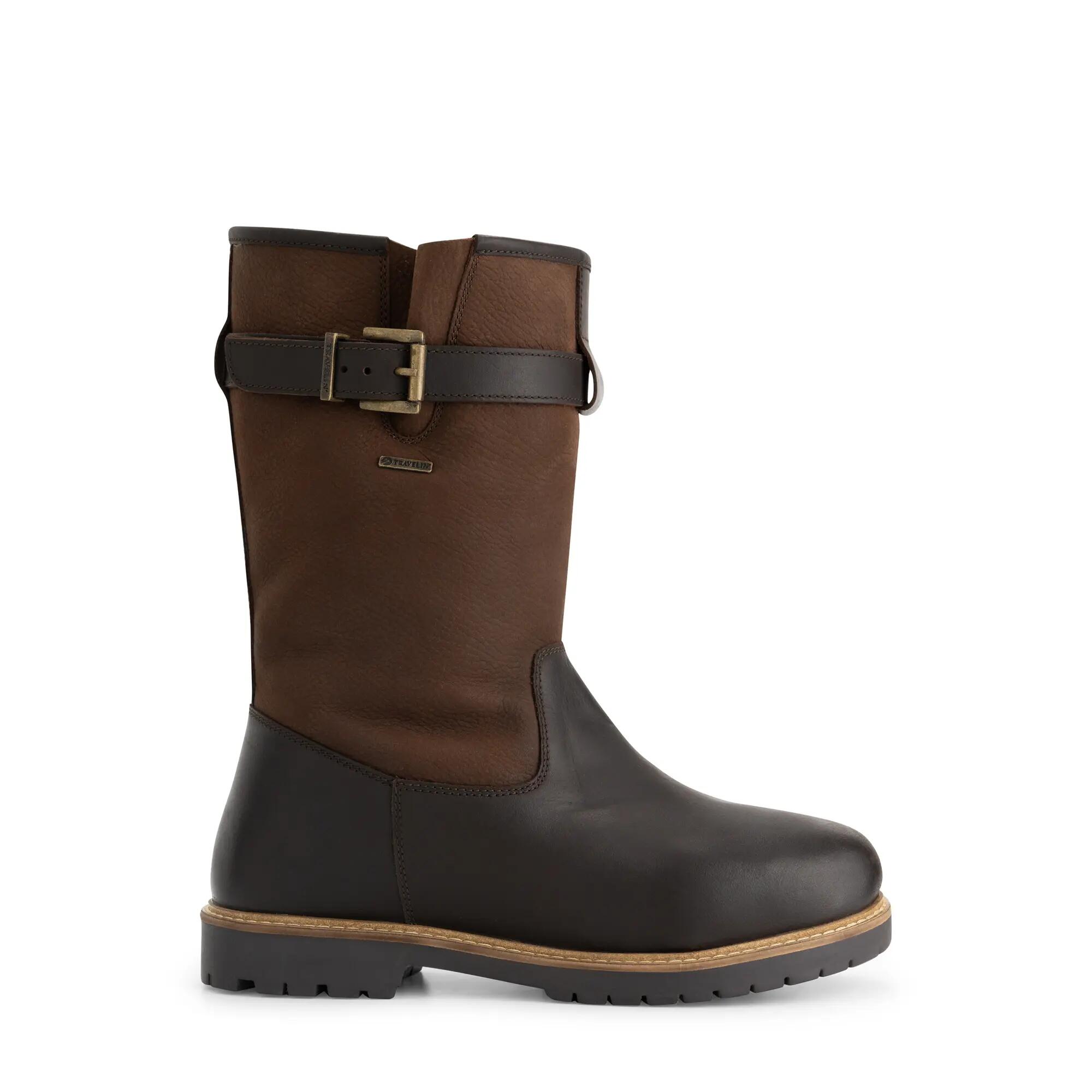 Frostad Homme - Bottes de plein air - Doublées de laine - Marron foncé 3/6