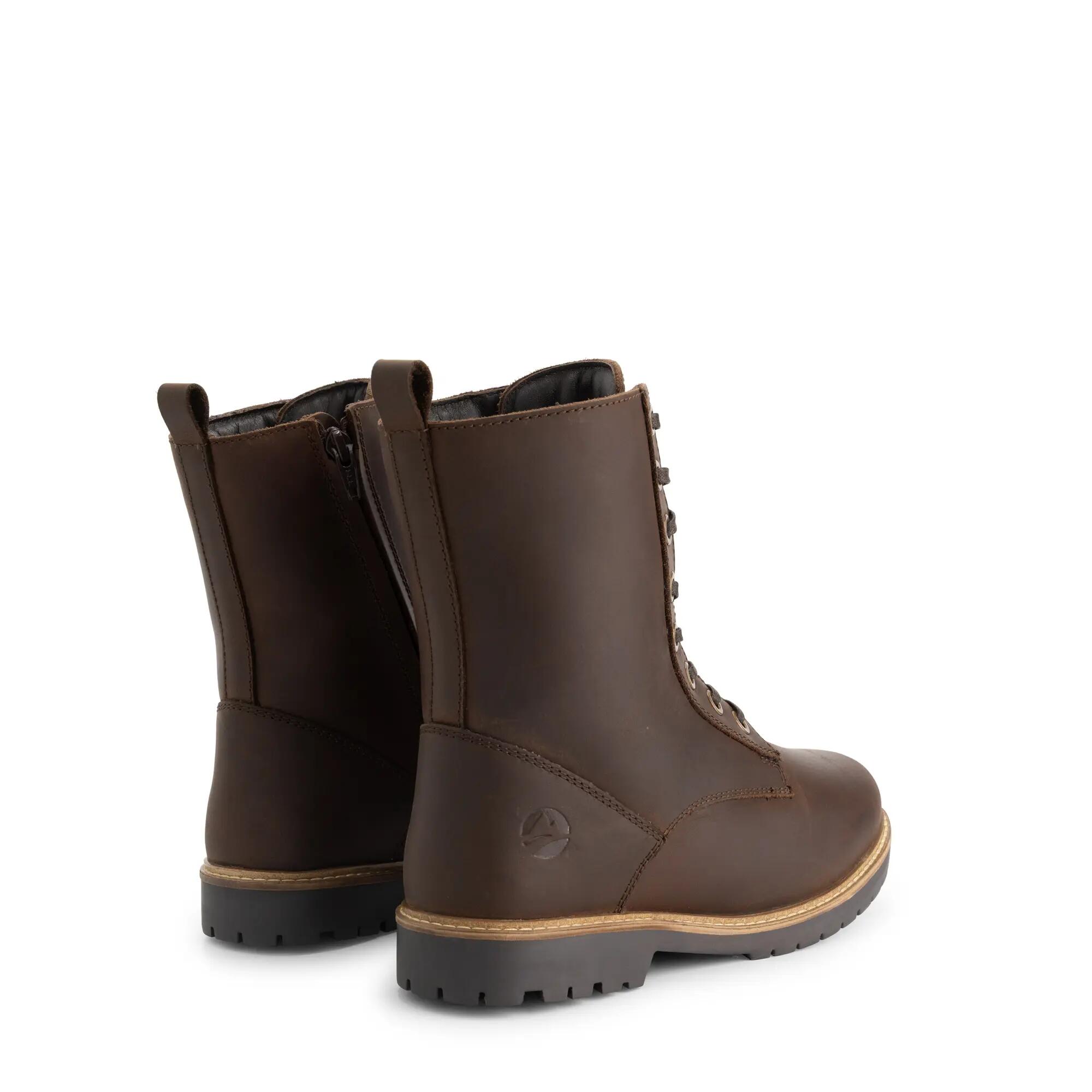 Torpsund Damen – Schnürstiefel mit Reißverschluss – Wolle gefüttert 2/6