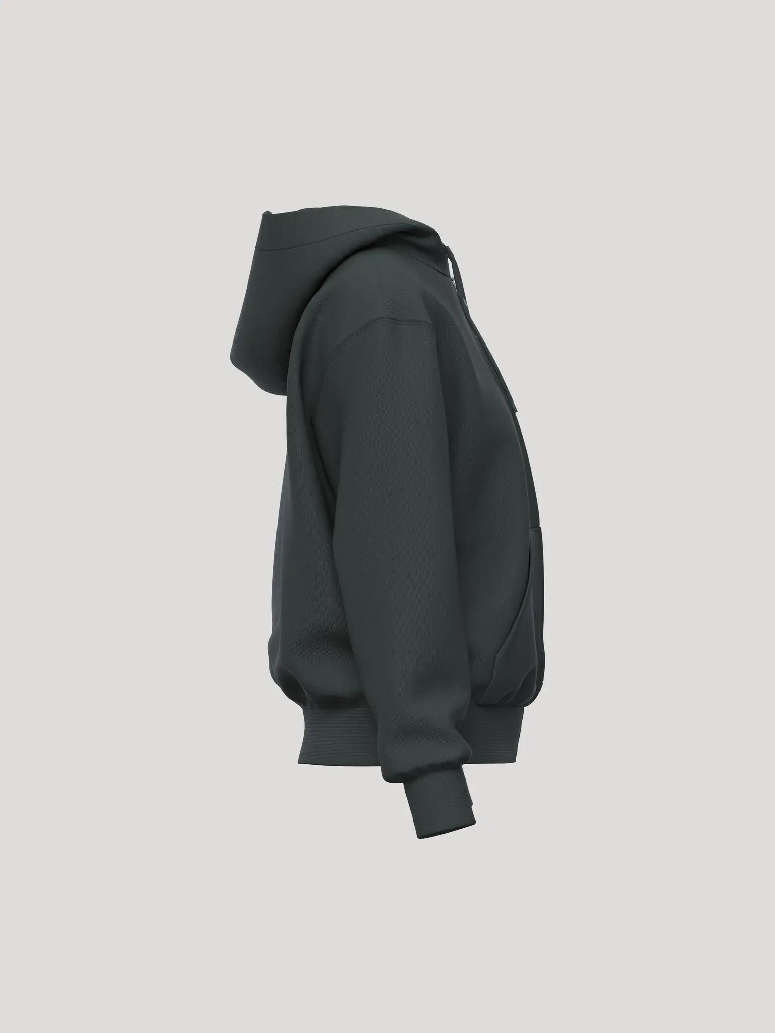 bjorn_borg BORG ESSENTIAL 1 ZIP HOODIE in poliestere riciclato 4/4