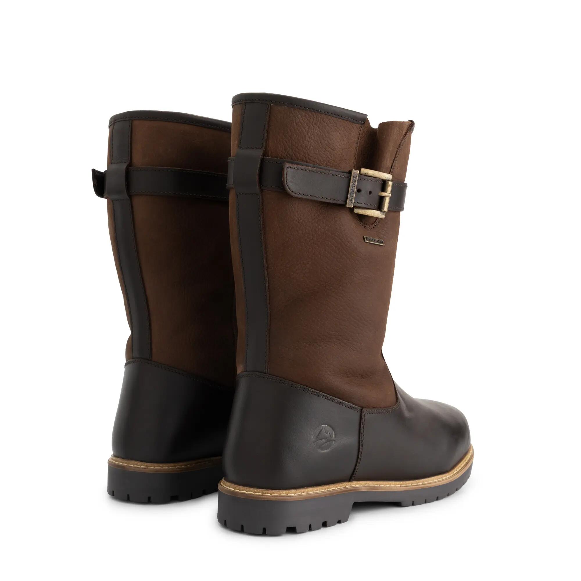 Frostad Homme - Bottes de plein air - Doublées de laine - Marron foncé 2/6