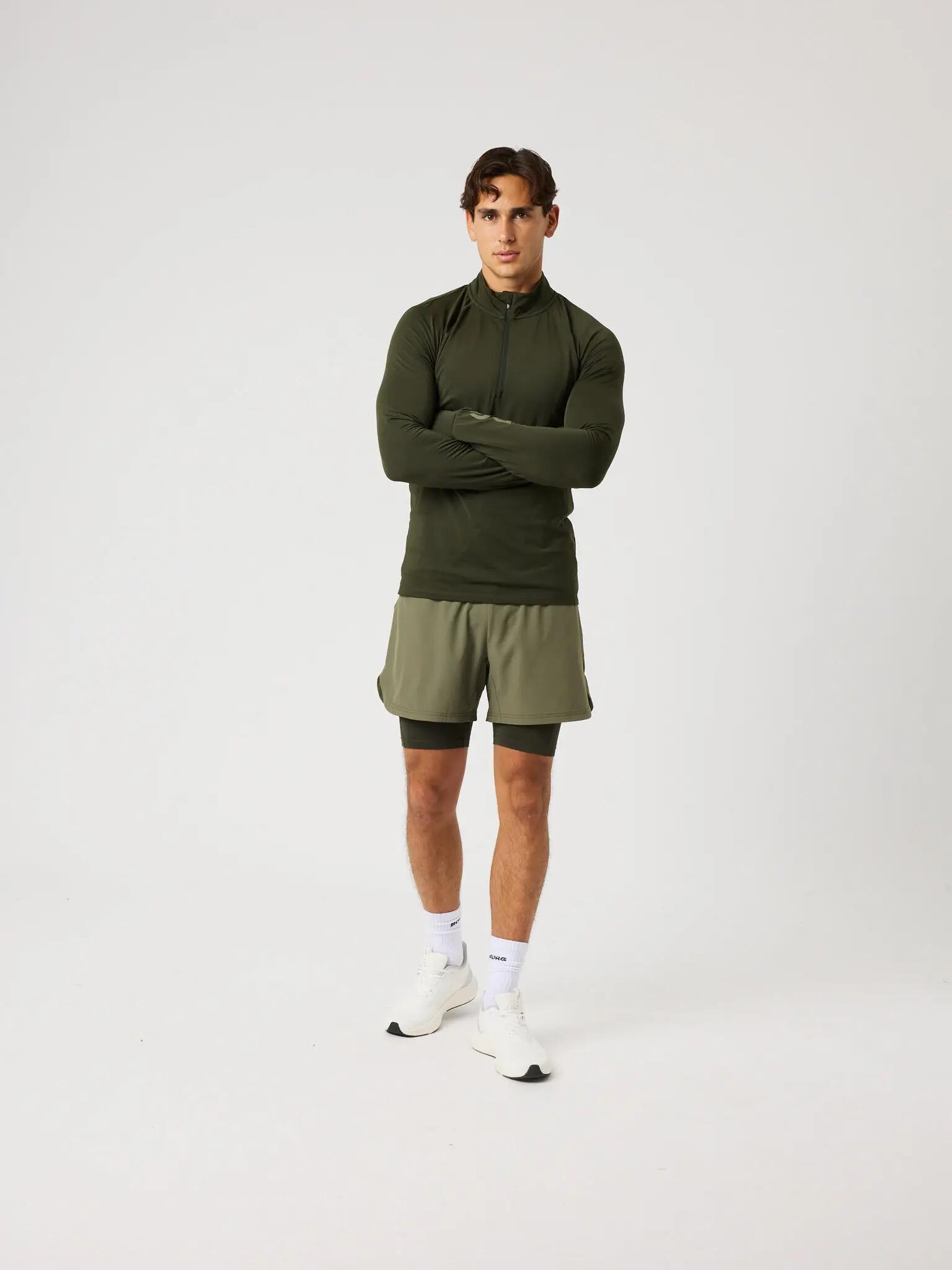 bjorn_borg BORG MIDLAYER HALF ZIP in poliestere riciclato 3/5